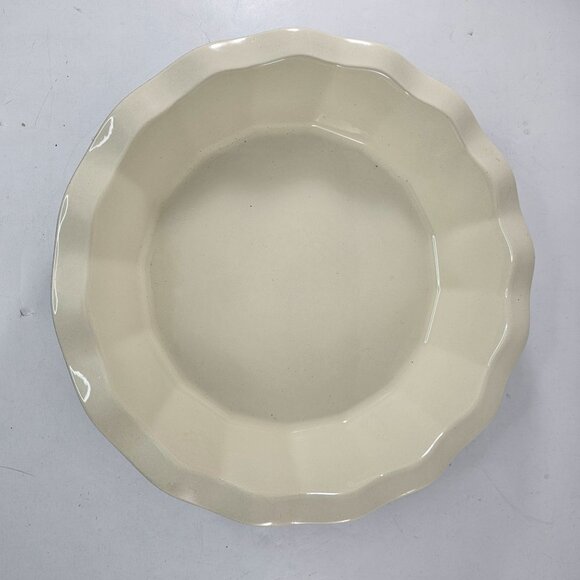 Emile Henry France Williams Sonoma Pie Dish #301 Burgundy Red 10" - Picture 3 of 9